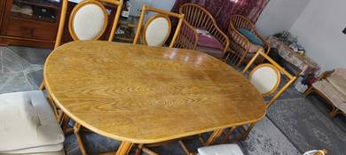 Set Perabot rotan dan Meja Makan Untuk Dijual