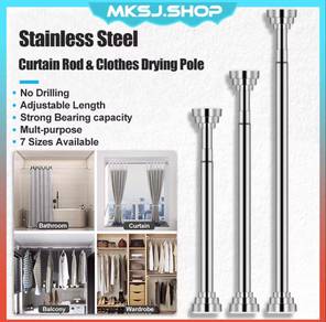 Curtain rod and cloths drying pole