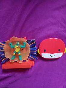 TMNT happy meal 2020& flash DC happy meal 2024
