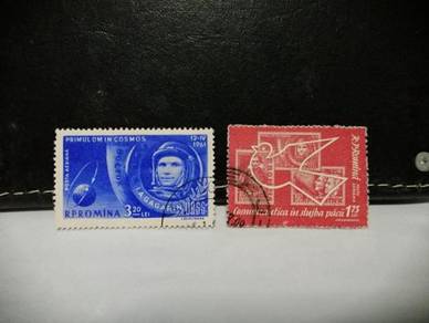 1961/62 Romania Stamp Astronaut Space Exploration