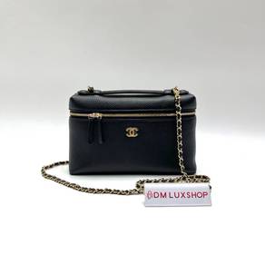Brand New Chanel 26A Black Calfskin Vanity