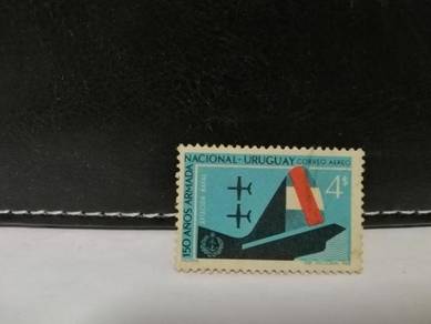 1968 Uruguay Stamp Naval Aviation Aircraft