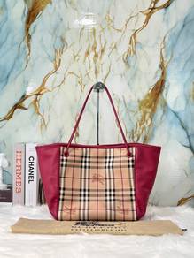 Burberry Small Haymarket Knots Canterbury Tote