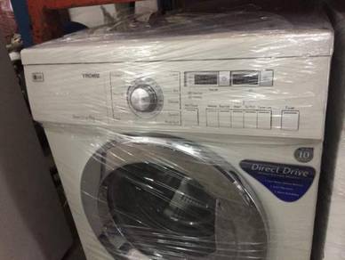 Mesin Basuh Washing Machine Auto Front Load LG 8kg