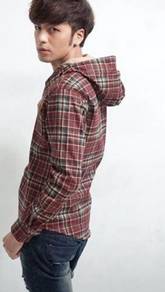 F5091 Red Hoodie Urban Cowboy Long Sleeve Shirt
