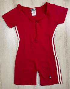 Adidas Trefoil Classic Kid’s 1-piece Red Suit #BA