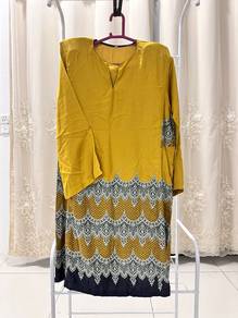 Baju kurung Moden L Gold