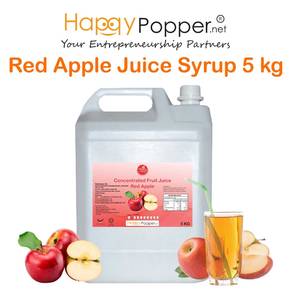 Sirap Concentrated Juice Syrup Red Apple 5kg