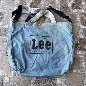 Lee denim tote bag