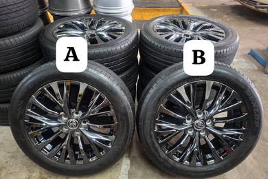 Rim 19 ori JAPAN Toyota vellfire TAHA 40 fit alpha