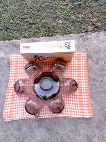 Set cawan dan piring France Arcoroc