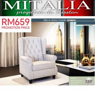 Chesterfield Wing Chair Sofa Berkualiti Sale
