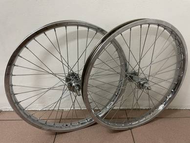 NOS Old School BMX Steel Chrome 20” Wheelset