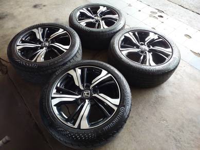 Rim 17 ORI HONDA FC Siap Tayar CONTINENTAL MC6