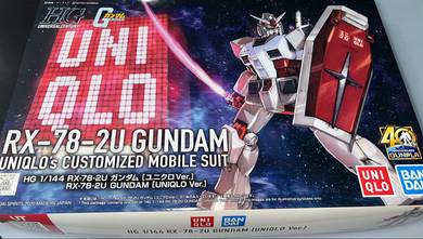 Brand New HG 1/144 Gundam (Uniqlo Version)