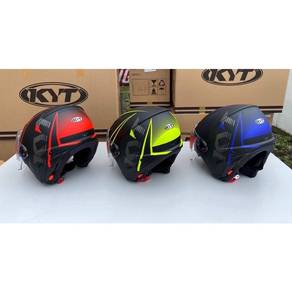 100% Original KYT Open Face D City Double Visor