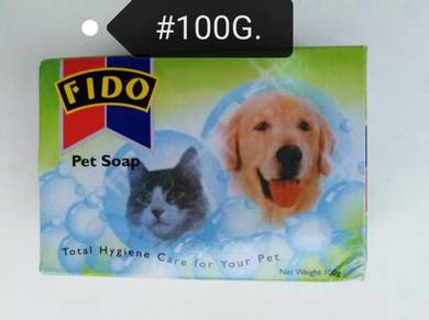 Fido Pet Soap 100gram Cat Dog Bath Kucing Sabun