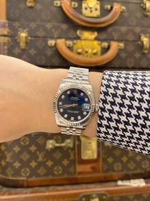 Rolex Datejust 31 Jubilee 18K 750 White Gold Bezel