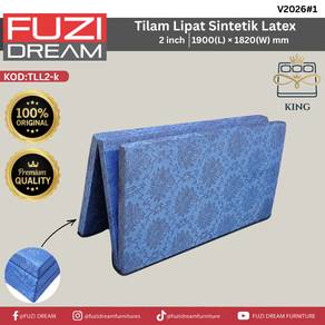 Tilam Lipat Sintetik king By Fuzi Dream