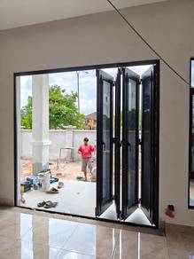 Aluminium Pintu Lipat (2 in 1)