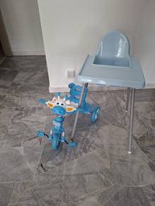 Ikea high chair & bicycle