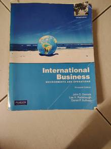 International Business: Environments and Operation