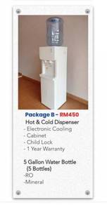 5 Gallon/ Hot & Cold Dispenser/ Ro Water/ Mineral
