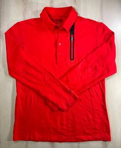 Adidas Golf Red Collar Tee #DK Used