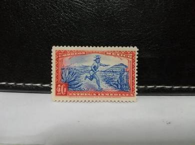 1934 Mexico Stamp Messenger Landscape, uncancelled