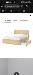 IKEA Queen Size Bed with Mattress