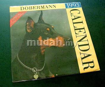 DOBERMANN - 1993 Calendar - Unopened