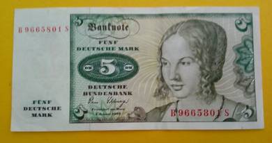 Germany 5 Deutsche Mark (1980) - Pick P30b  unc