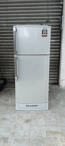 Jenama sharp 2door fridge refrigerator 165L