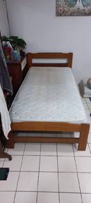 katil single siap pulout