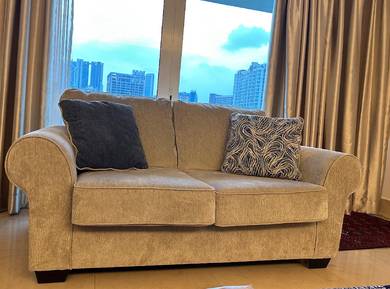 Love Sofa with Pillows ( Ashley Furniture) 