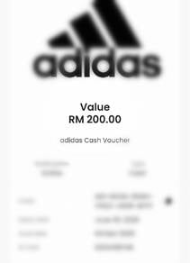 Adidas store voucher RM200