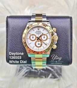 Rolex Daytona 126503 White Dial Yellow Rolesor
