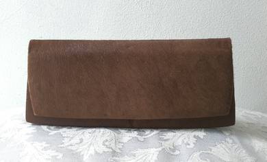 Vintage Clutch Horse Hair Olvera S.A handbag Mexic