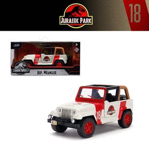Jurassic Park Jeep Wrangler 1:32 Diecast Model