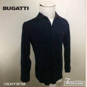 Vintage design Baju Bugatti collar shirt kolar lon
