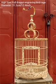 Top Grade Bamboo Dragon Bird Cage, Sangkar Burung