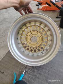 two piece wheels 14×6 ET35 PCD 4×100