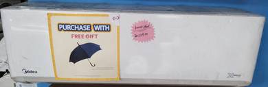 Midea 1.0hp  air cond free install (NEW)