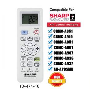( 10-474-10 ) Sharp Air Cond Remote Control Sharp