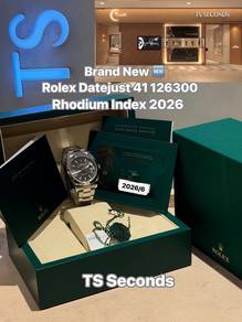 Rolex Datejust 41mm Rhodium Index Dial 126300 2026