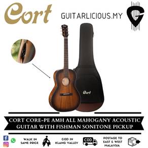Cort Core-PE AMH All Mahogany Acoustic Guitar