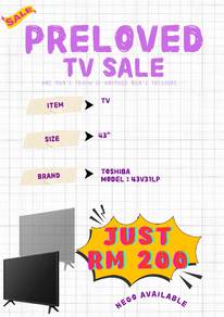 Used TV With Minor LCD Issues