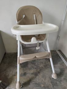 Baby High Chair 5 in 1 Beige – Kerusi Makan Bayi