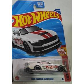 HW Ford Mustang Dark Horse White - HW flames