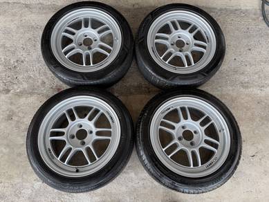 Rim enkei rpf1 16 inch alza city jazz myvi swift